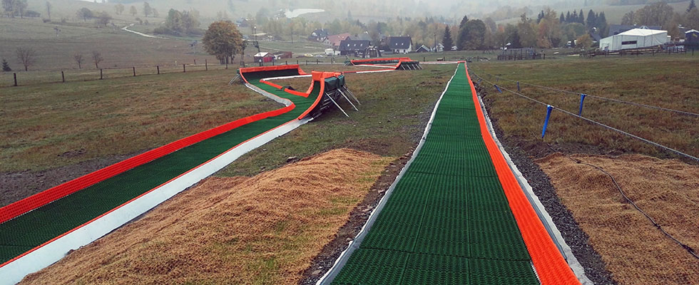 Geosky used for a Tubing Slope in Czech Republic