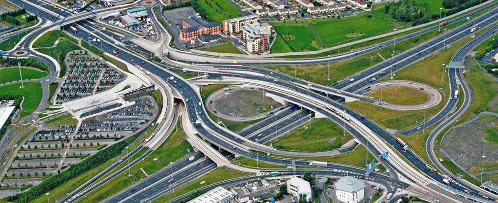 M50 motorway extension, Red Cow Roundabout, Dublin