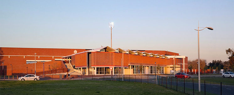 Gimnasio en la Universidad de Western Cape