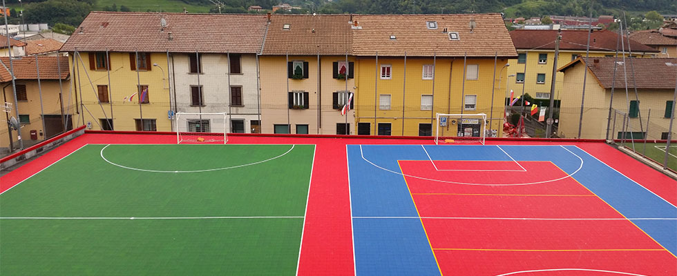 futsal courts with Gripper