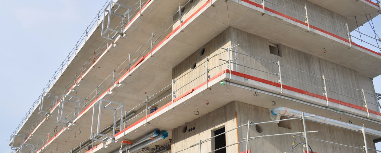 Le Nuage building construction outside view