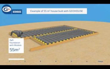 GEOHOUSE alternative building method by Geoplast