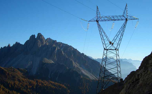 Foundations for electricity pylons