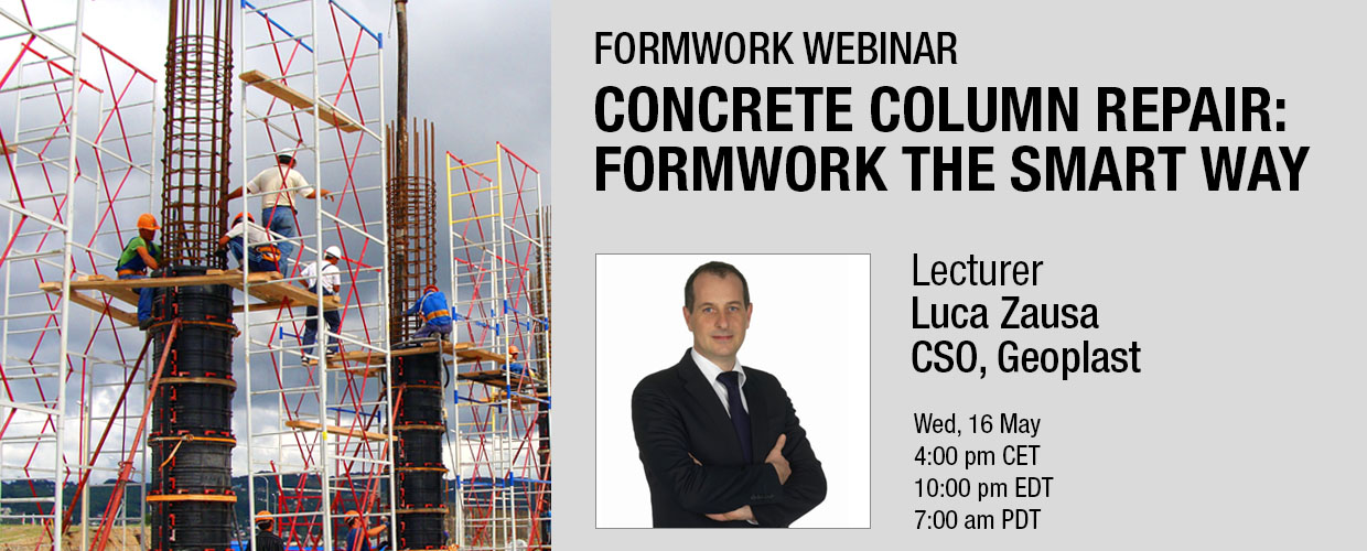 Geoplast webinar Concrete Column Repair