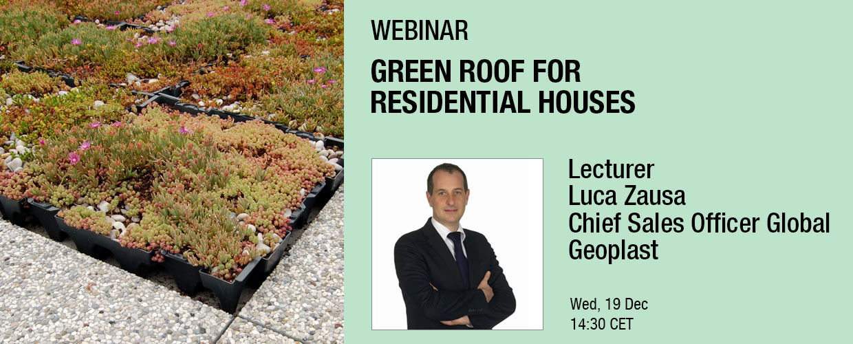 Geoplast Webinar Events Cover Luca Zausa Green Roof 2018