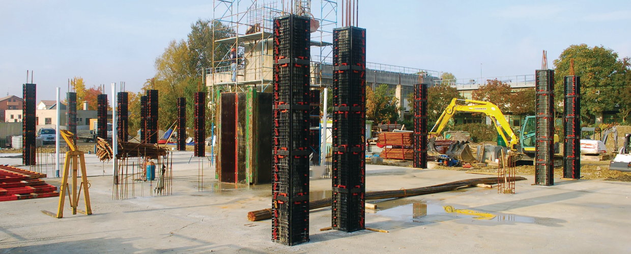 Geotub Panel reusable plastic formwork for rectangular and square columns