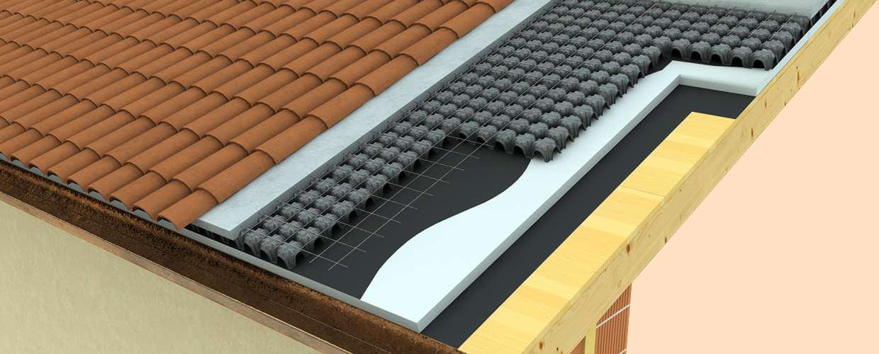 Minimodulo ventilated roof section