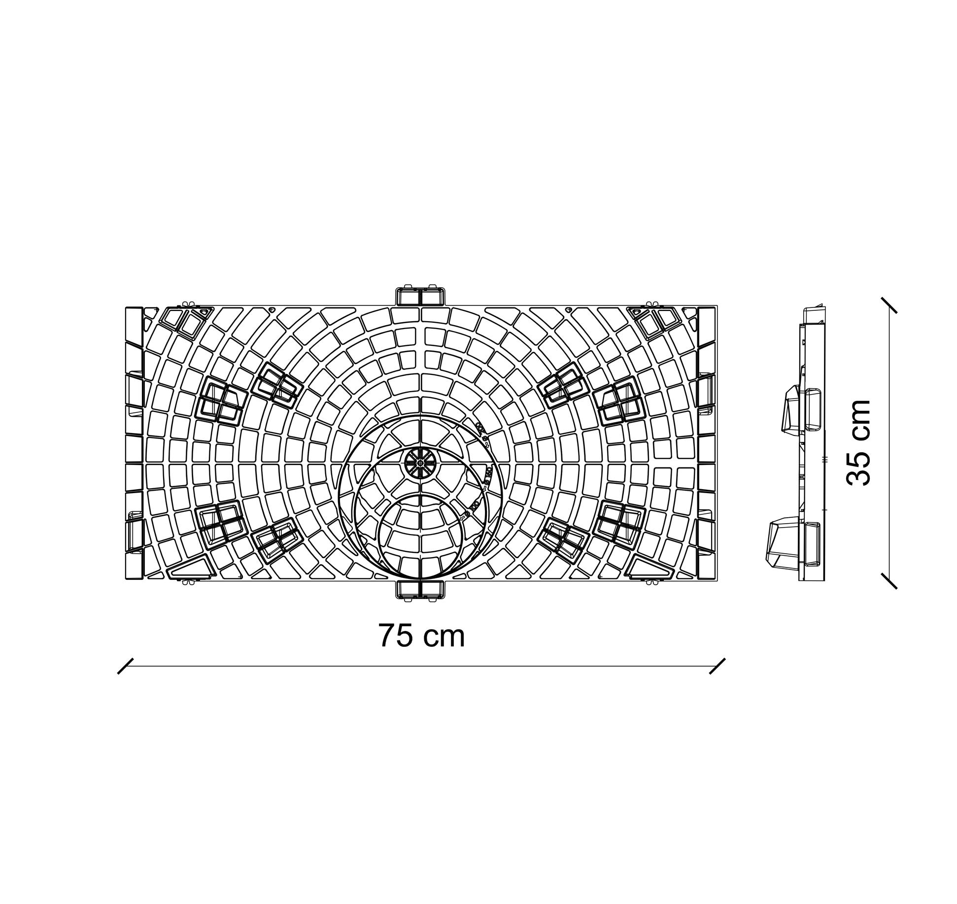 Geoplast Half Grid