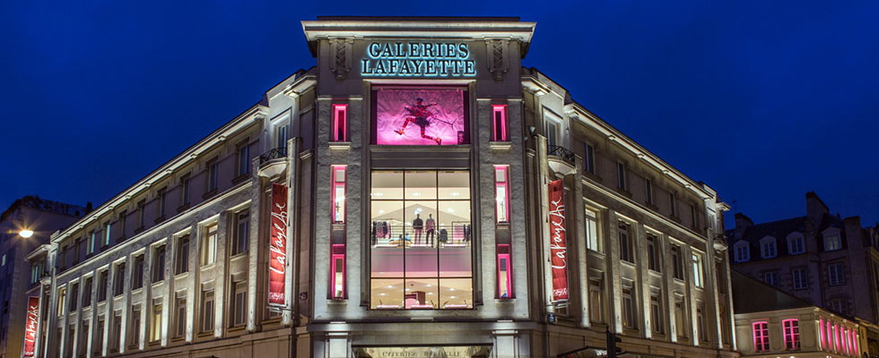 Galeries Lafayette, Rennes, Geoplast, Nouveau Nautilus Evo