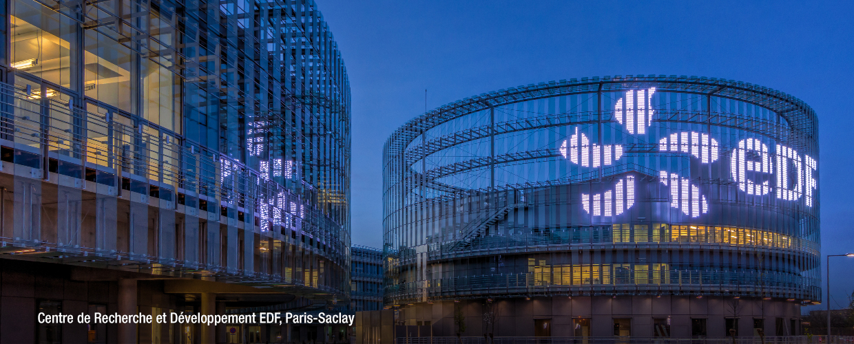 Centre de Recherche et Développement EDF, Paris-Saclay facade