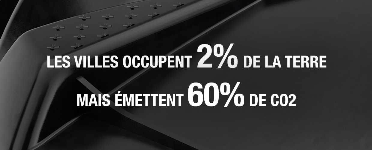 Les villes occupent 2 % de la Terre mais émettent 60 % de CO2