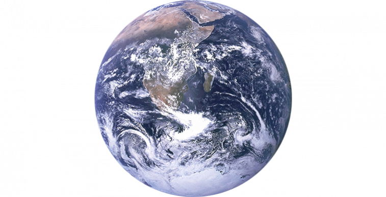 Planet Earth satellite view